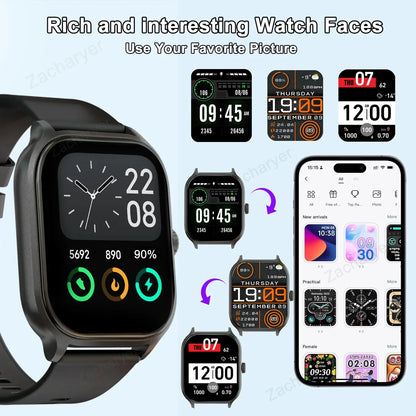Smart watch, wireless calling/dial, multi-Sport mode.