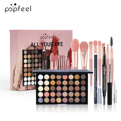 POPFEEL All-in-One Makeup Kit Gift Set with Eyeshadow.