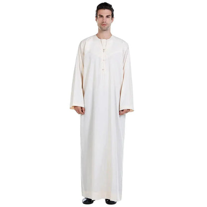 Men Jubba Thobe Muslim Islamic Clothing Arabic Dubai.