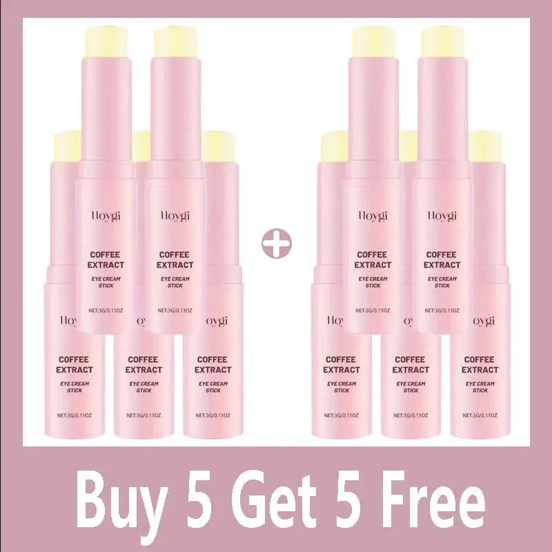 Caffeine eye cream stick nourishes the skin.