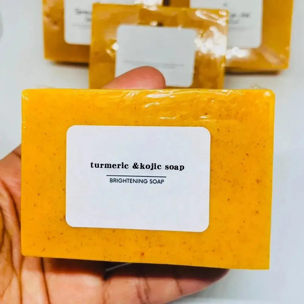 Turmeric Kojic Acid Glow Soap Dark Spot Acne.
