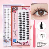 Yelix New Sunflower Eyelash Set Cluster Lashes DesiNest