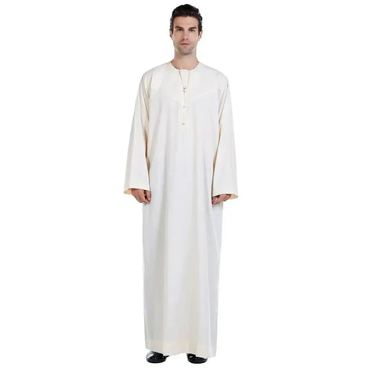 Men Jubba Thobe Muslim Islamic Clothing Arabic Dubai.