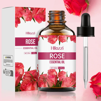 100ml/60ml/30ml rose essential oil skin care fragrance aromatherapy essential oil perfume Massage moisturizing oil DesiNest