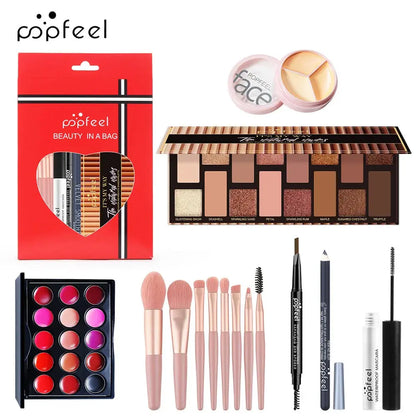 POPFEEL All-in-One Makeup Kit Gift Set with Eyeshadow DesiNest