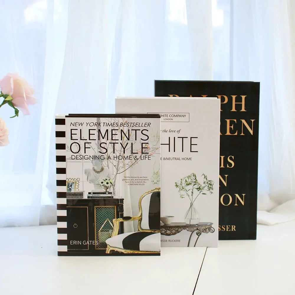 Home Decoration: Modern Fake Book for Styling - DesiNest.