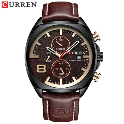 CURREN 8324 Leather Watches US Arabia