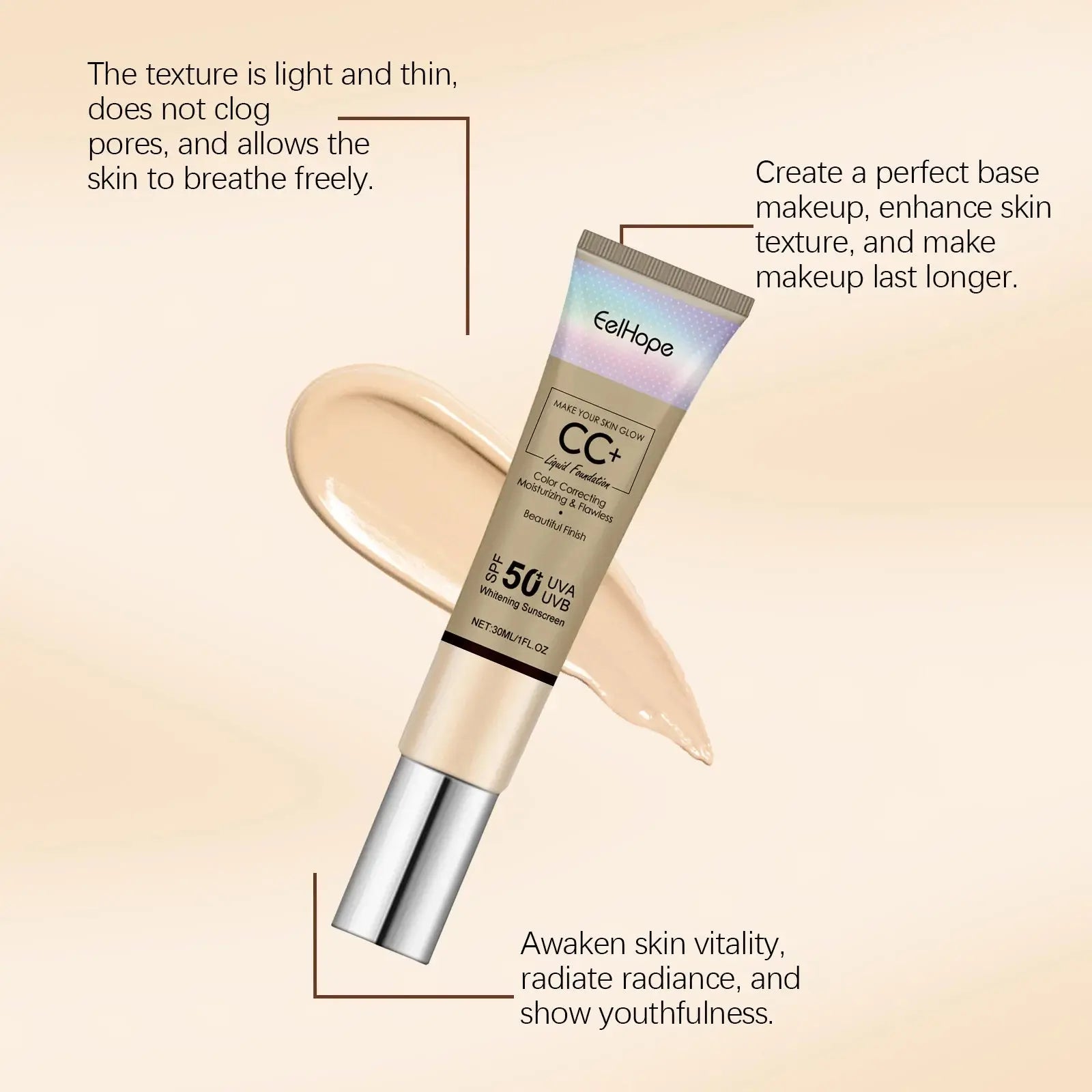 Concealer Face Base CC Cream Natural Concealer.