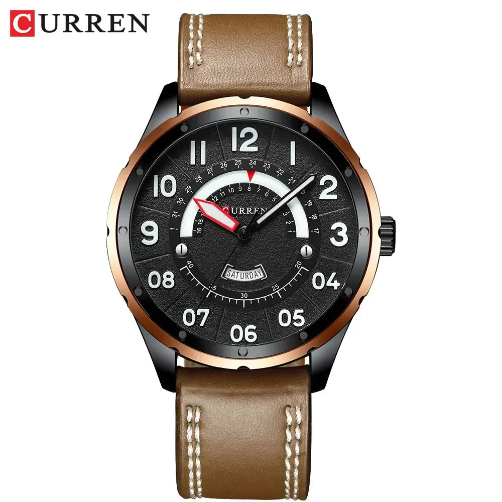 CURREN 8267 Leather Watch US Arabia