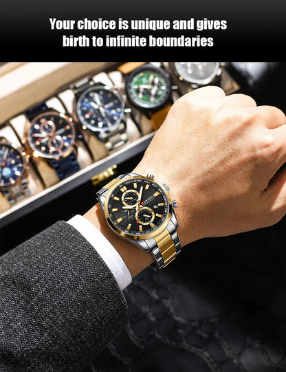 CURREN Stainless Steel Watch For Men With Box US Arabia