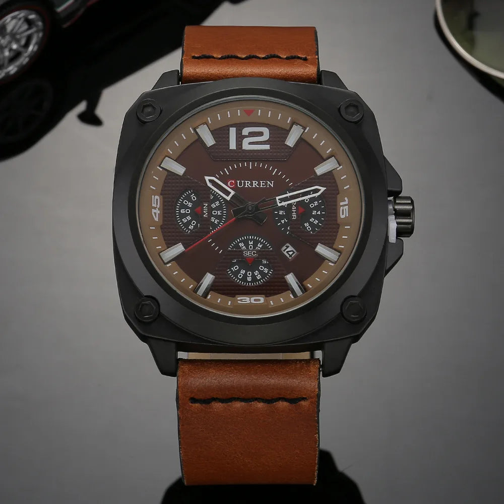 CURREN  Men Quartz Watch-8260 US Arabia