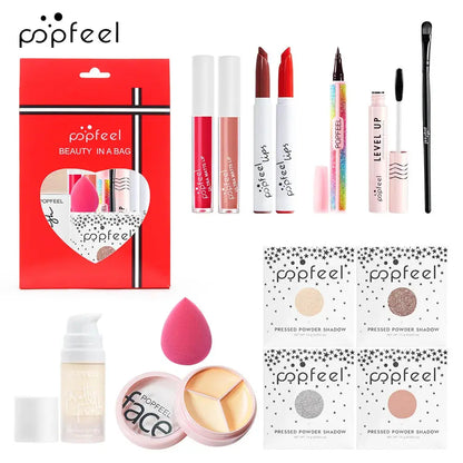 POPFEEL All-in-One Makeup Kit Gift Set with Eyeshadow.