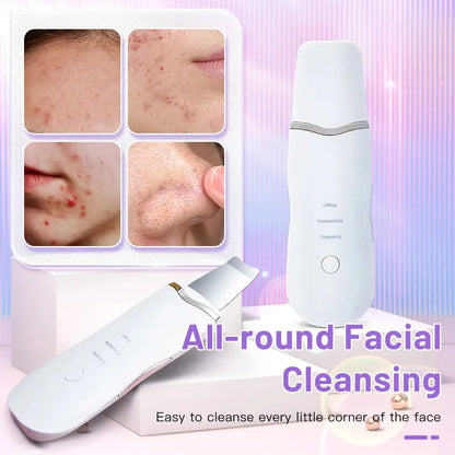 Facial Skin Scrubber Face Spatula Exfoliator.