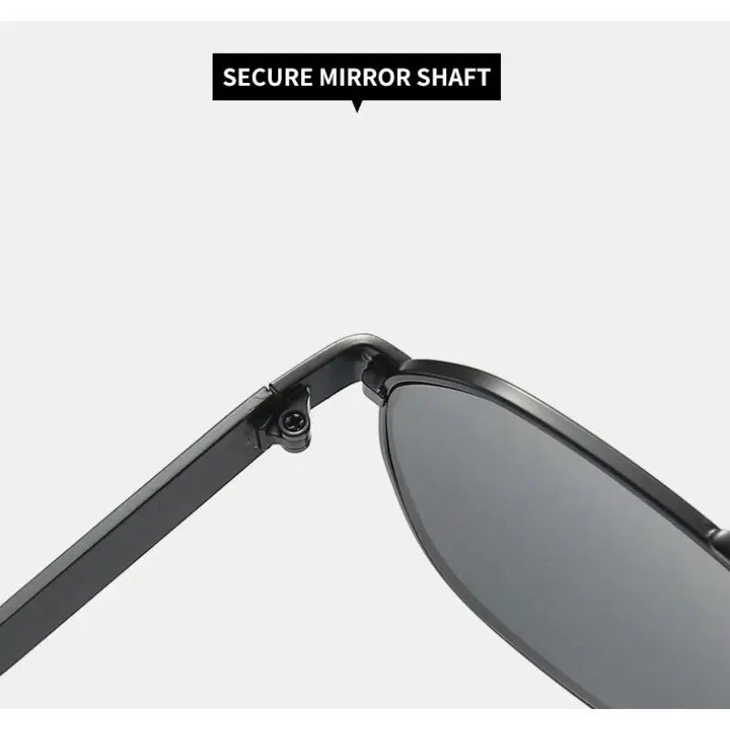 Classic Male Driving Polarized Sunglasses Men Metal Frame.