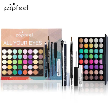 POPFEEL All-in-One Makeup Kit Gift Set with Eyeshadow.