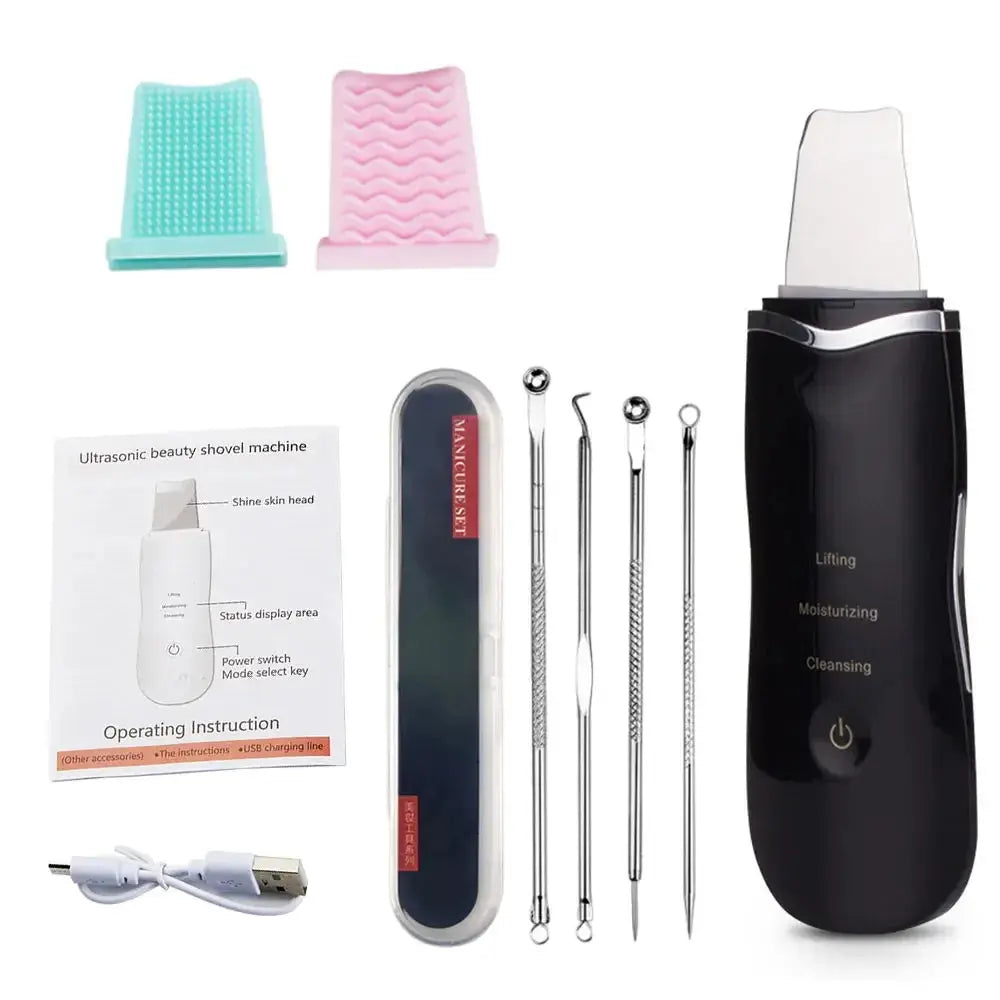 Facial Skin Scrubber Face Spatula Exfoliator.