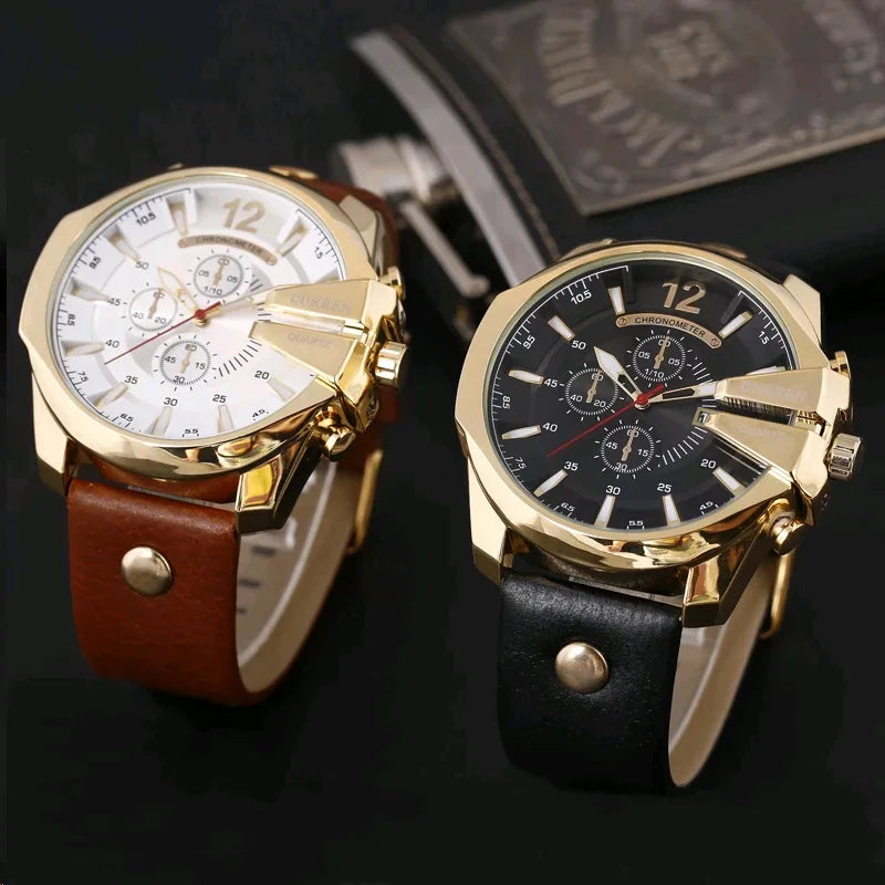CURREN Brand Leather Watch-8176 US Arabia