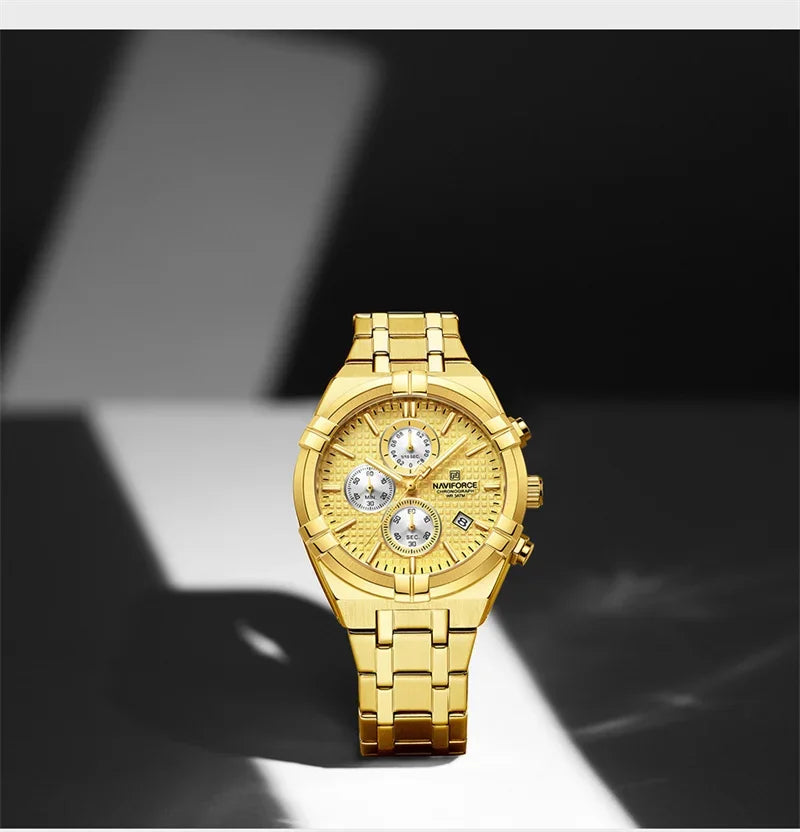 8042 Luxury Steel Watch US Arabia