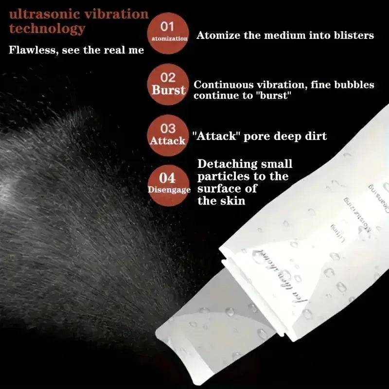 Ultrasonic Skin Scrubber Electric Ultrasonic.