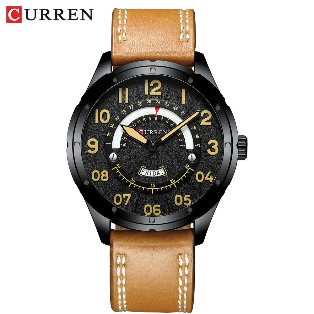 CURREN 8267 Leather Watch US Arabia