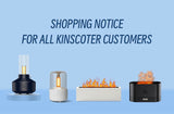 KINSCOTER Essential Oil Aroma Diffuser Flame Air Humidifier Ultrasonic Cool Mist Difusor with RGB Realistic Fire Night Light DesiNest