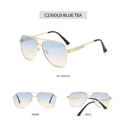 Classic Male Driving Polarized Sunglasses Men Metal Frame.