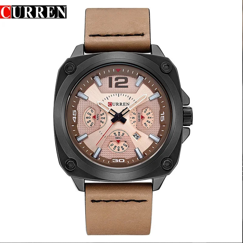 CURREN  Men Quartz Watch-8260 US Arabia