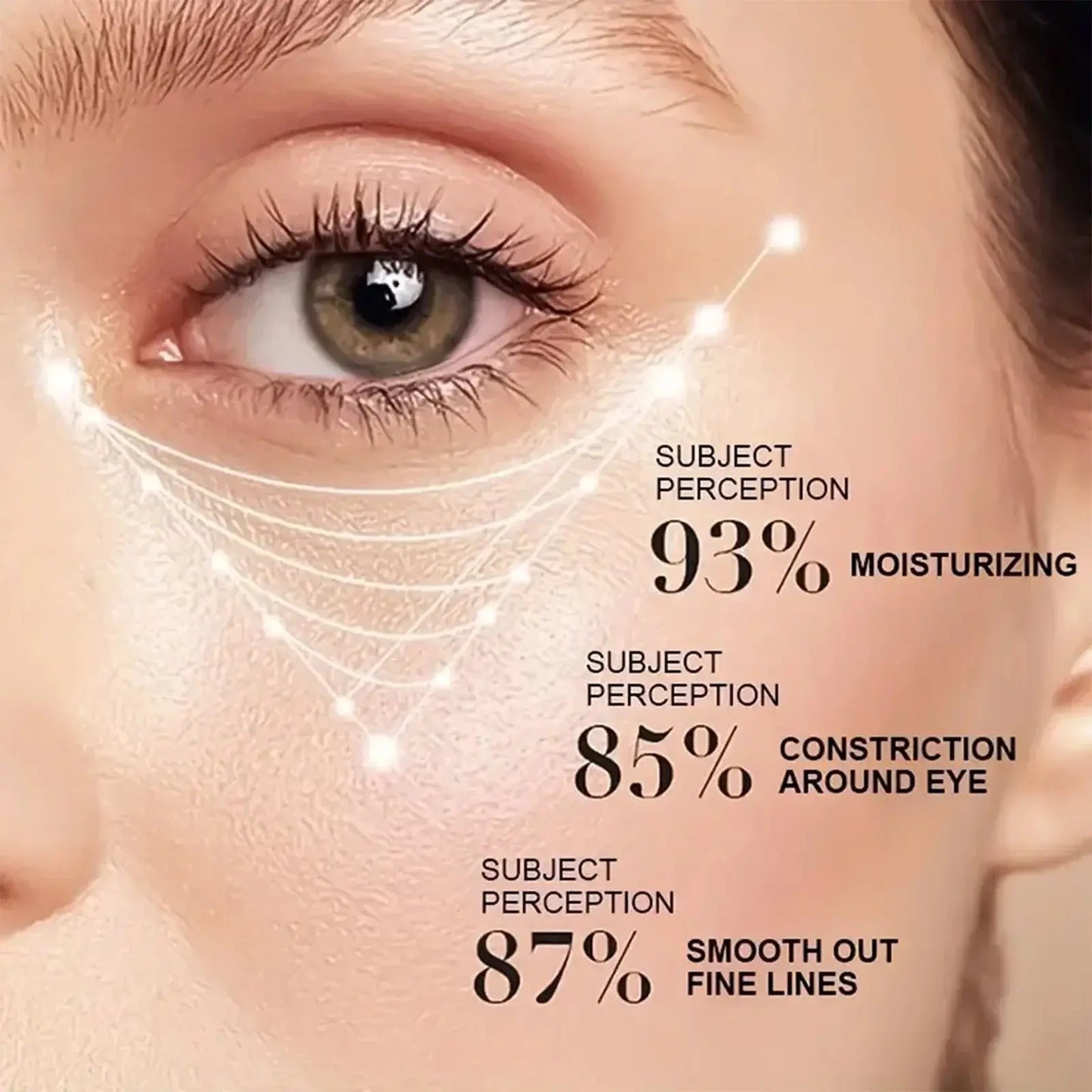 Caffeine eye cream stick nourishes the skin.