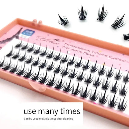 Yelix New Sunflower Eyelash Set Cluster Lashes.