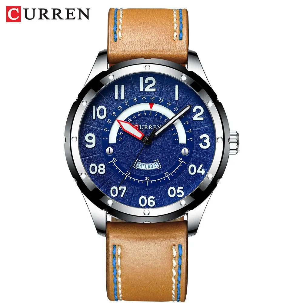 CURREN 8267 Leather Watch US Arabia