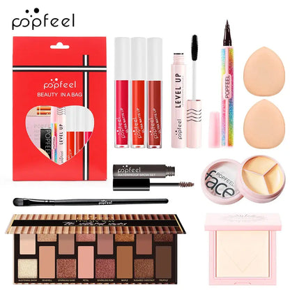 POPFEEL All-in-One Makeup Kit Gift Set with Eyeshadow.