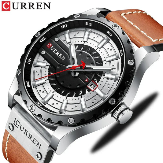CURREN Watches Leather-8374 US Arabia