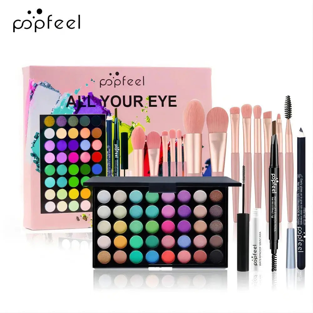 POPFEEL All-in-One Makeup Kit Gift Set with Eyeshadow.
