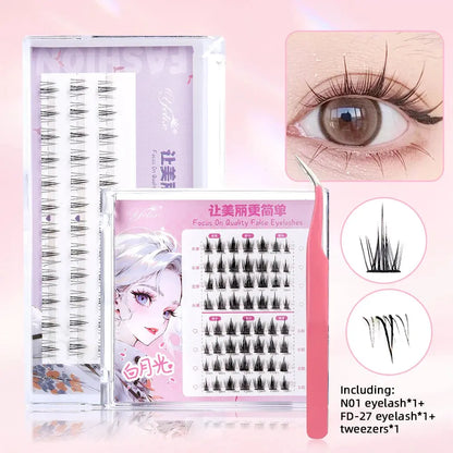 Yelix New Sunflower Eyelash Set Cluster Lashes DesiNest