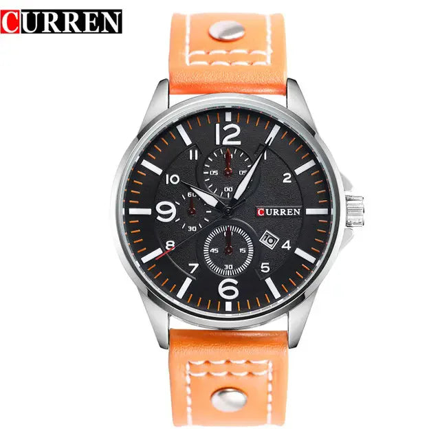 CURREN Watch  Leather-8164 US Arabia