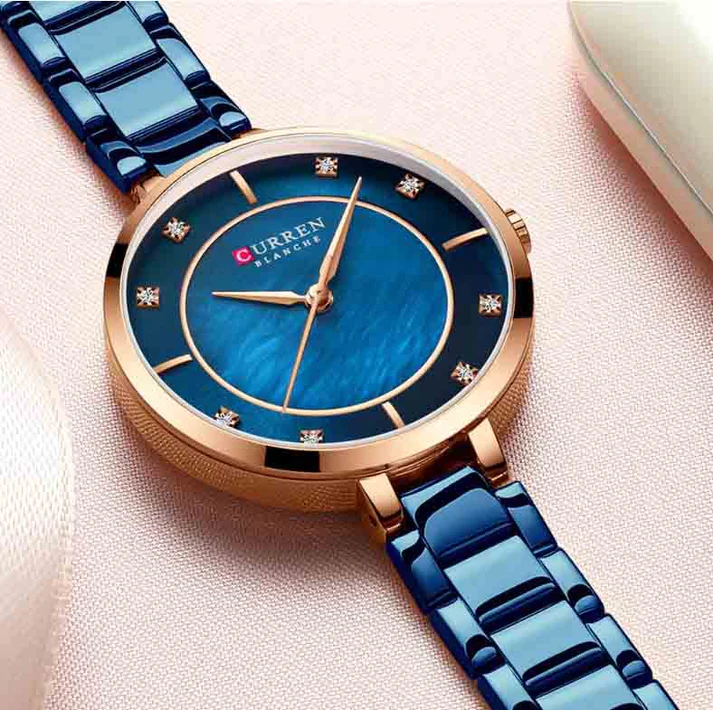 CURREN Original Brand Stainless Steel Band Wrist Watch For Couples Wth Brand (Box & Bag) US Arabia