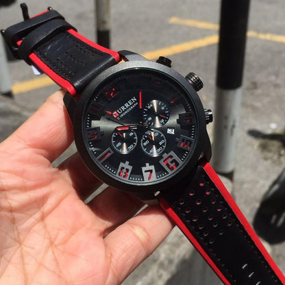 CURREN Leather Straps Wrist Watch For Men (Box)-8289 US Arabia