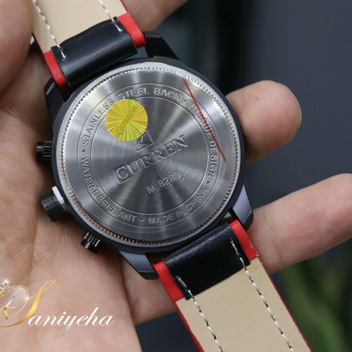 CURREN Leather Straps Wrist Watch For Men (Box)-8289 US Arabia