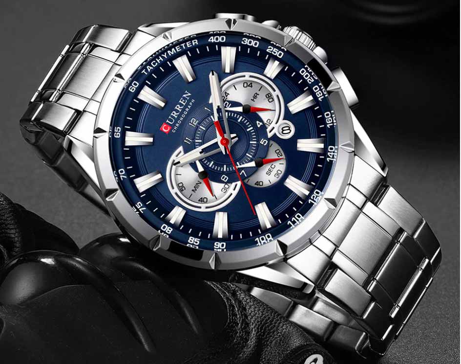 CURREN  Stainless Watch-8363 Curren Watches