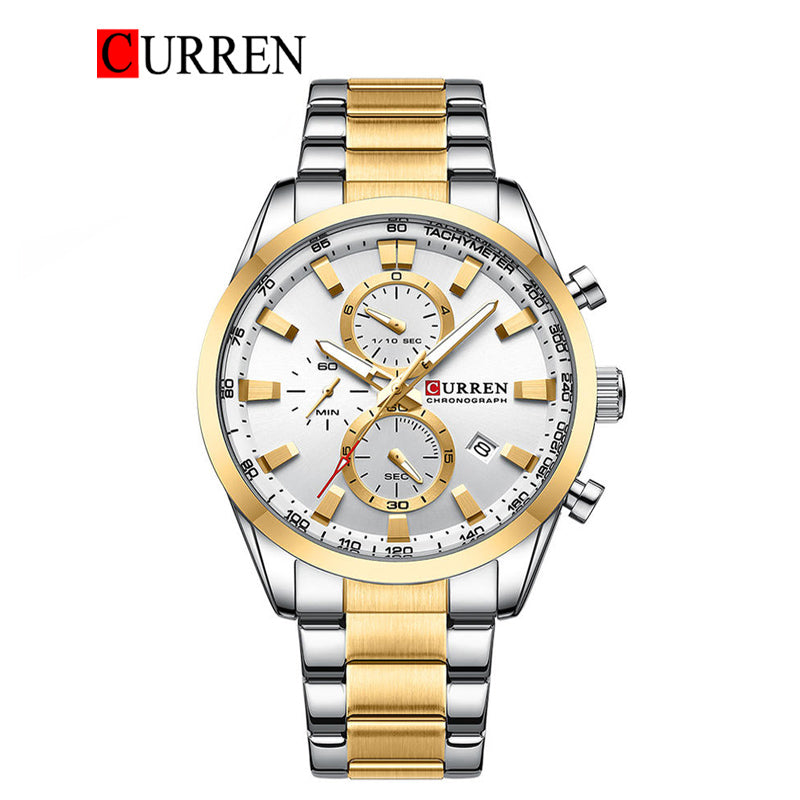 CURREN Stainless Steel Watch For Men With Box US Arabia