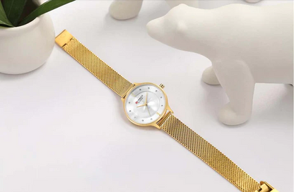 CURREN Original Brand Mesh Band Wrist Watch For Couples With Brand (Box & Bag) US Arabia