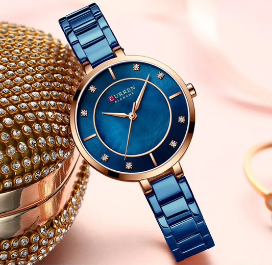 CURREN Original Brand Stainless Steel Band Wrist Watch For Couples Wth Brand (Box & Bag) US Arabia