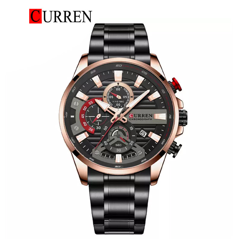 CURREN Stainless Steel Watch For Men With Box US Arabia