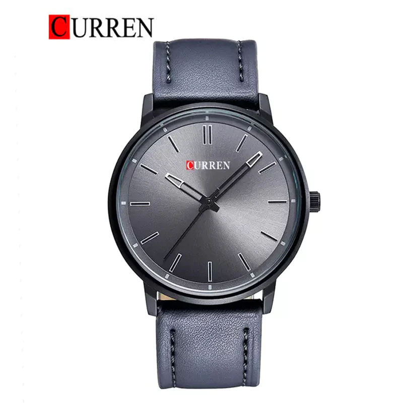 CURREN Original Brand Leather Straps Wrist Watch For Men With Brand (Box & Bag)-8233 US Arabia