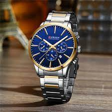 CURREN Stainless Steel Watch For Men With Brand Box US Arabia