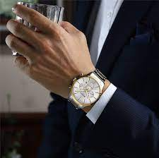 CURREN Stainless Steel Watch For Men With Brand Box US Arabia