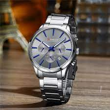CURREN Stainless Steel Watch For Men With Brand Box US Arabia