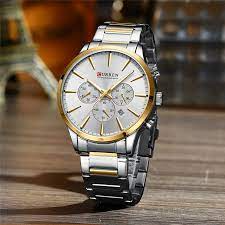 CURREN Stainless Steel Watch For Men With Brand Box US Arabia