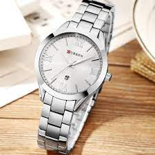 CURREN Original Brand Stainless Steel Band Wrist Watch For Men With Brand (Box & Bag)-8427 US Arabia