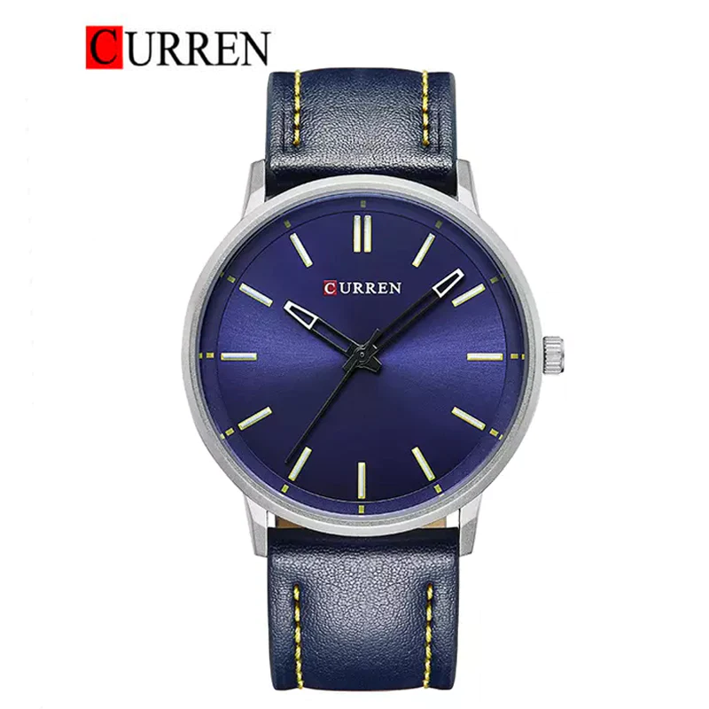 CURREN Original Brand Leather Straps Wrist Watch For Men With Brand (Box & Bag)-8233 US Arabia